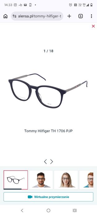 Oprawki korekcyjne Tommy Hilfiger