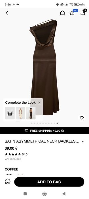 Vestido Castanho para evento ou festa