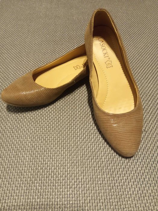 Baleriny skórzane Lasocki r 36