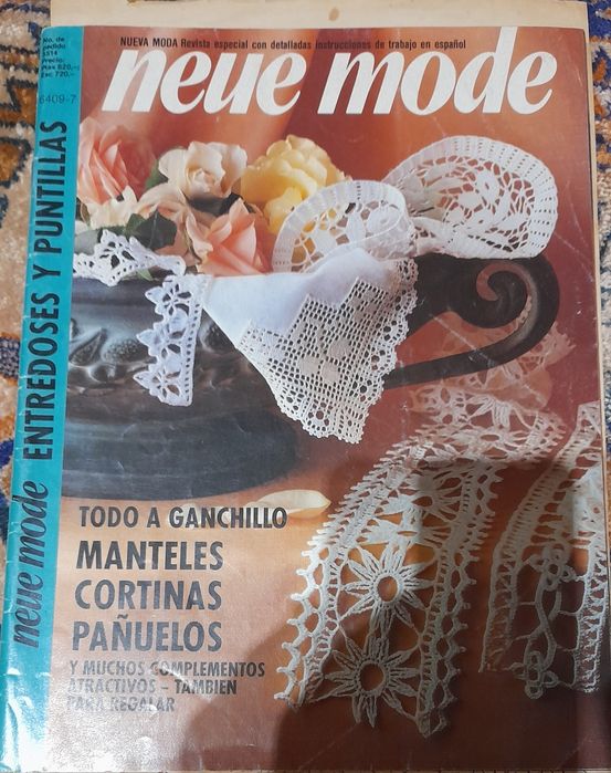 2 Revistas Neue Mode rendas - Bom estado