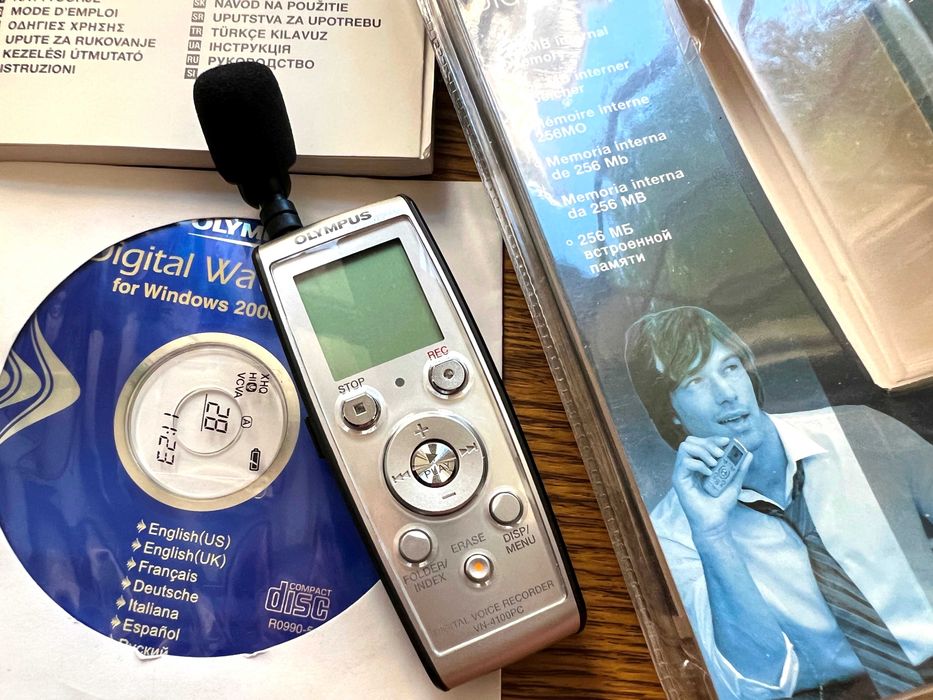 Диктофон Olympus VN 4100 з мікрофоном ME25W