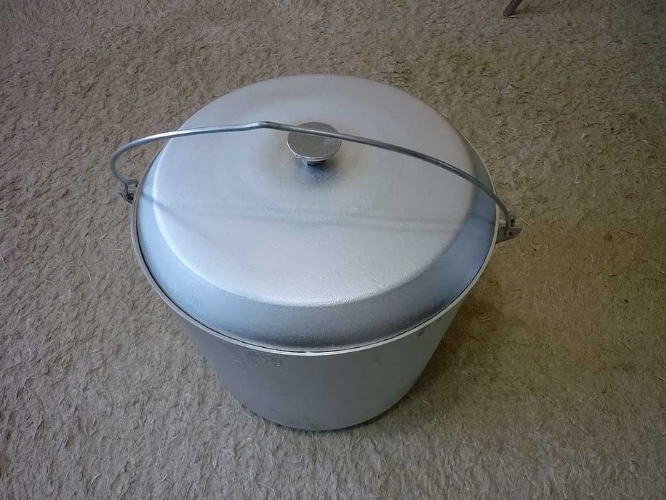 Казан алюминиевый 12 л, походний, туристичний, для готовки іжи