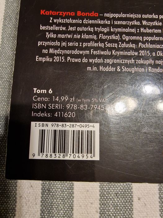 Tylko martwi nie kłamią tom 1 Katarzyna Bonda