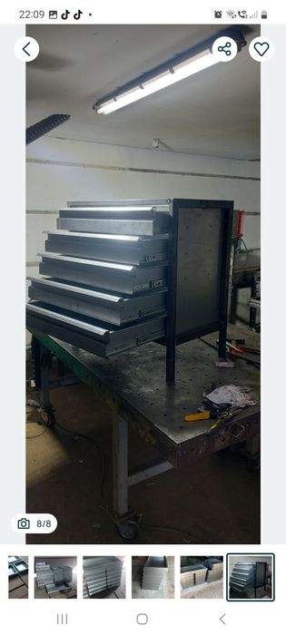 Szuflady warsztatowe blacha 1mm szuflada  narzędziowa  stalowa  bhp