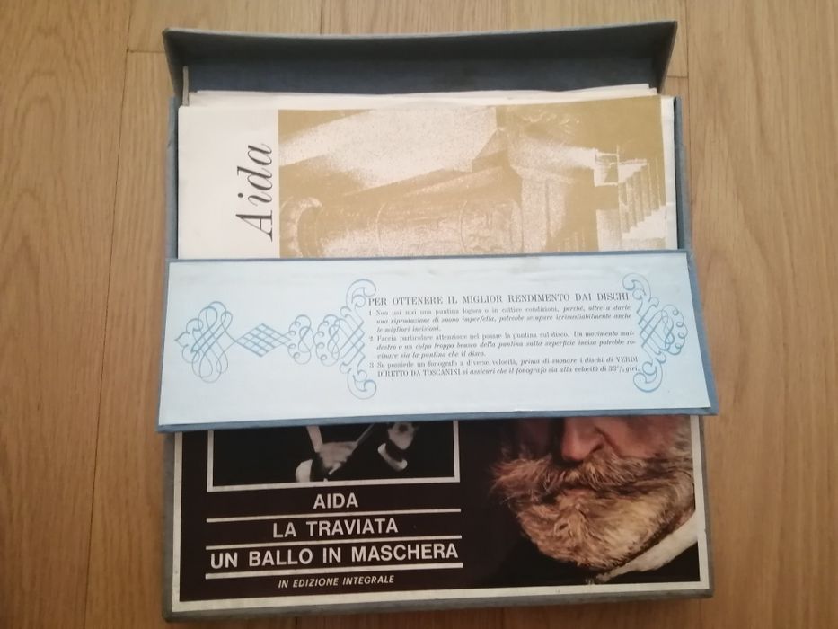 DiscosVinil-8 Lp Verdi por Toscanini "Aida, La Traviata, A Masked Ball