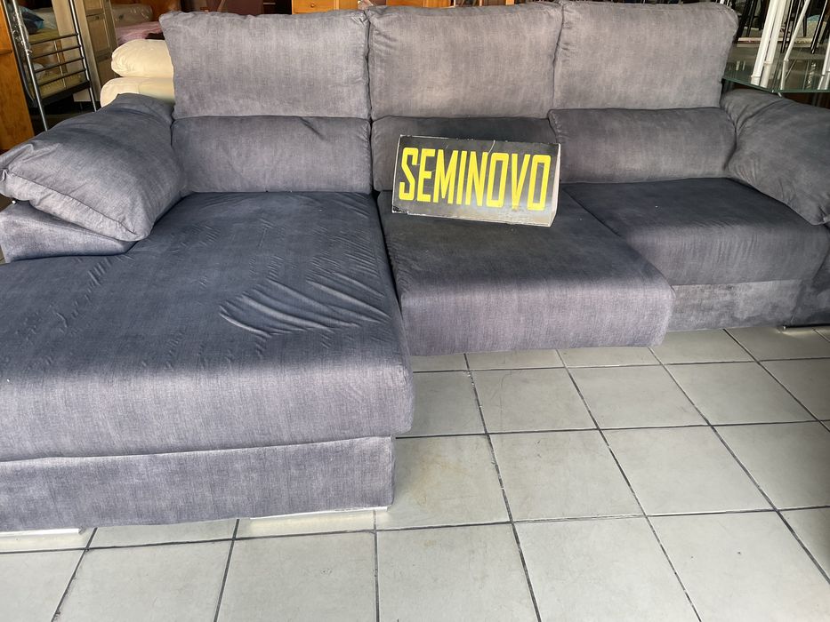 Sofá Chaise Long em Tecido