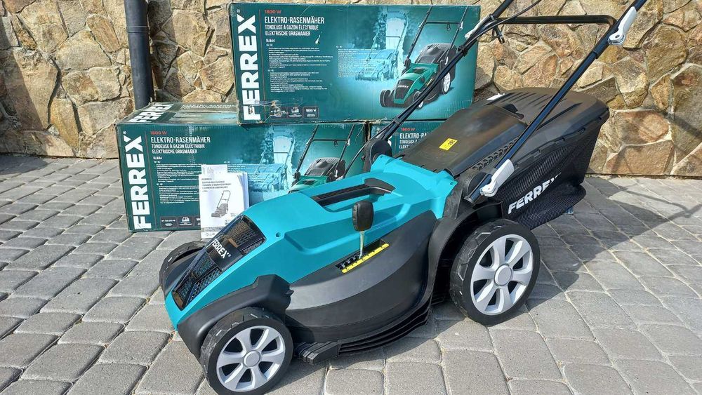 Реальний німець 2в1 газонокосарка ferrex 1.8кВ мульчуван 35л Самовивіз