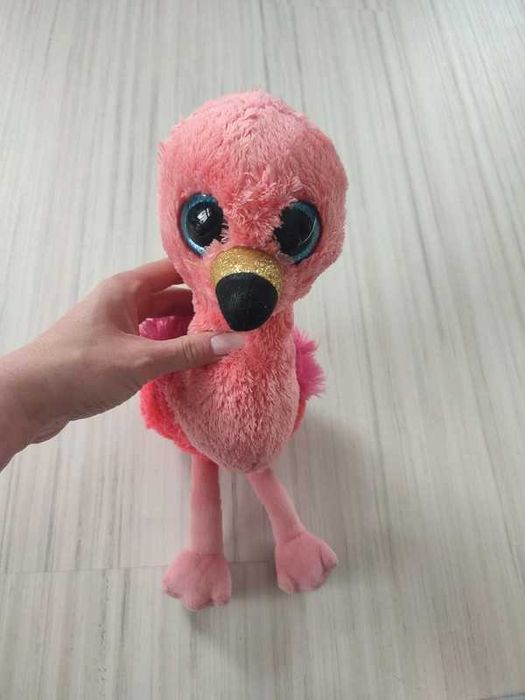 Beanie Boos Gilda - Różowy Flaming ok 34 cm firmy TY