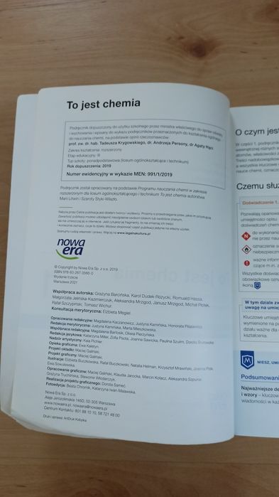 To jest chemia 1 - NOWA ERA - zakres rozszerzony