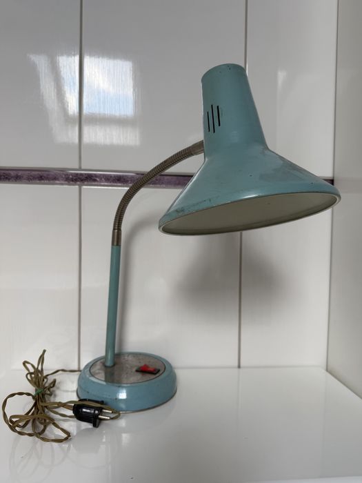 Lampka Polam biurkowa stojąca PRL
