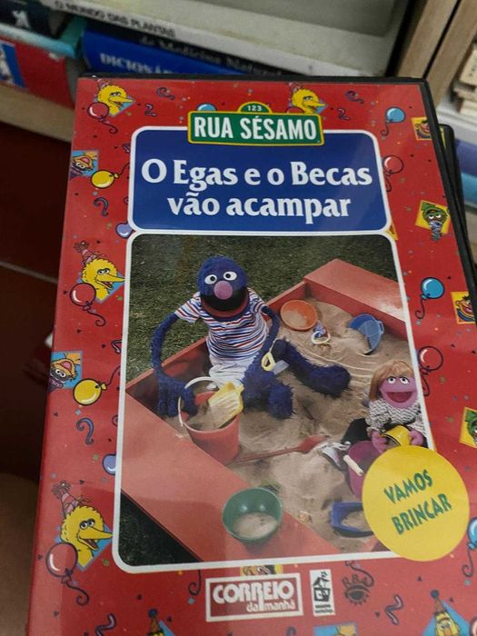 DVDs da rua Sésamo, preço por DVD, portes grátis
