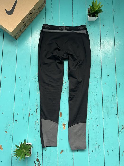 Термо леггинсы Nike Pro, размер М, компресионные термо лосины Nike Pro