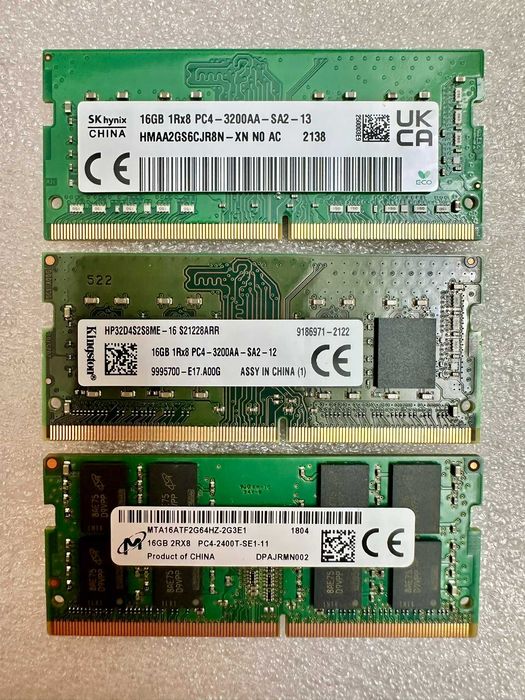 ddr4 3200 16gb samsung - купить запчасти для ноутбуков - Цена на