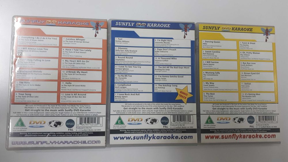 DVD's Karaoke 11 unidade