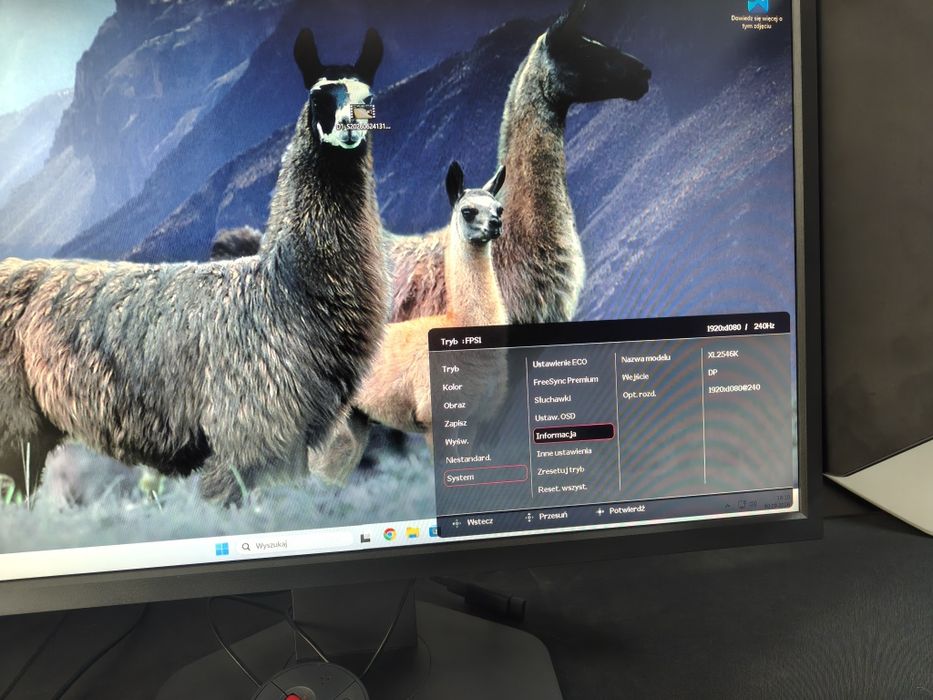 Monitor BenQ zowie XL2546K 240hz