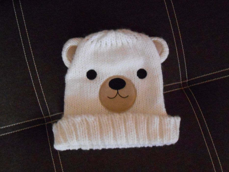 czapka biała Terranova BDB!