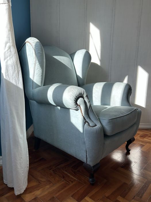 Sofa maple acabado de forrar perfeito p leitura