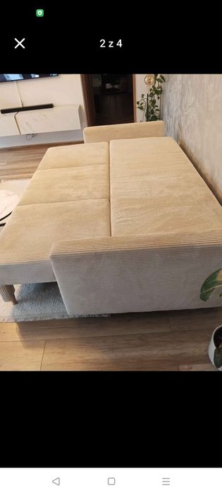 Sprzedam kanapę Milano sztruks jasny beż.