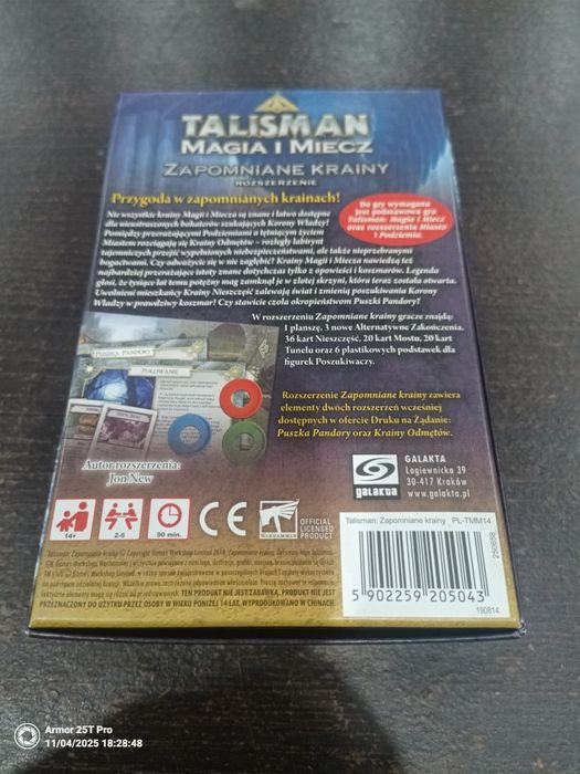 Talisman Magia i Miecz Zapomniane Krainy nowy dodatek gra planszowa