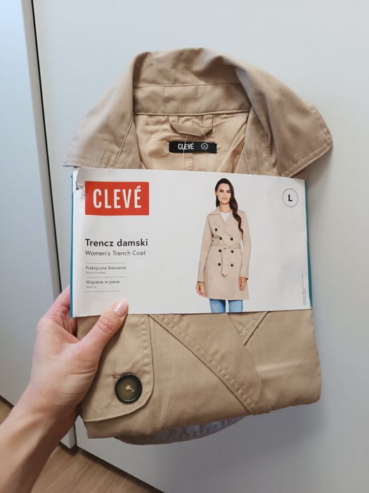 Trencz beżowy Cleve