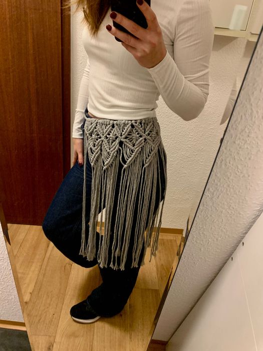 Жіночий пояс-припинда макраме