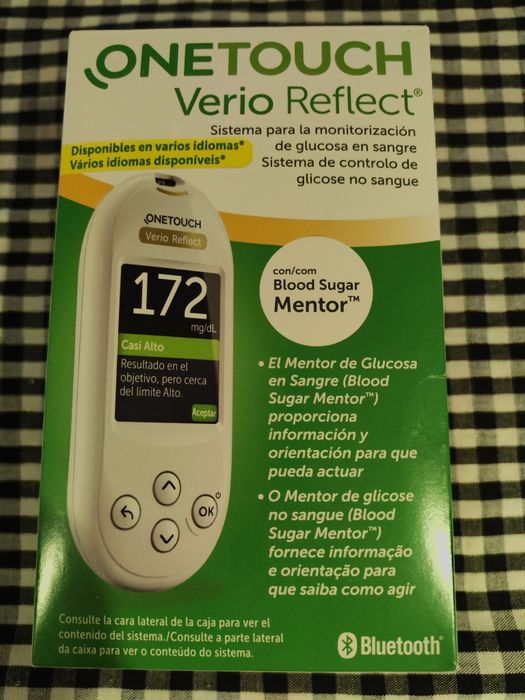 Medidor de glucose One touch verio reflect novo