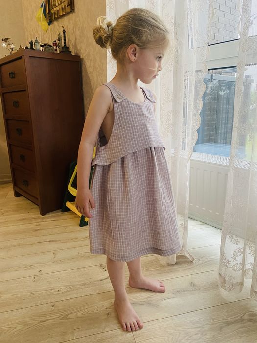 TIMELESZ Zara сукня в клітинку з бретелями 104 розмір
