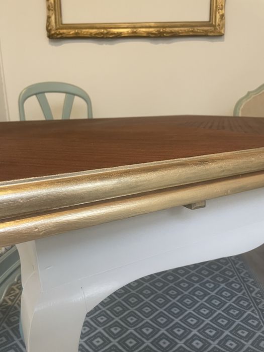 Mesa de Madeira Maciça Extensível- Restaurada