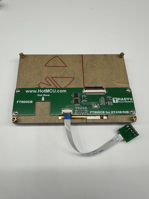 Wyświetlacz panel dorykowy 5" 800x480 TFT LCD FT811