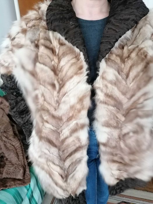 Vintage casacos de pele vários