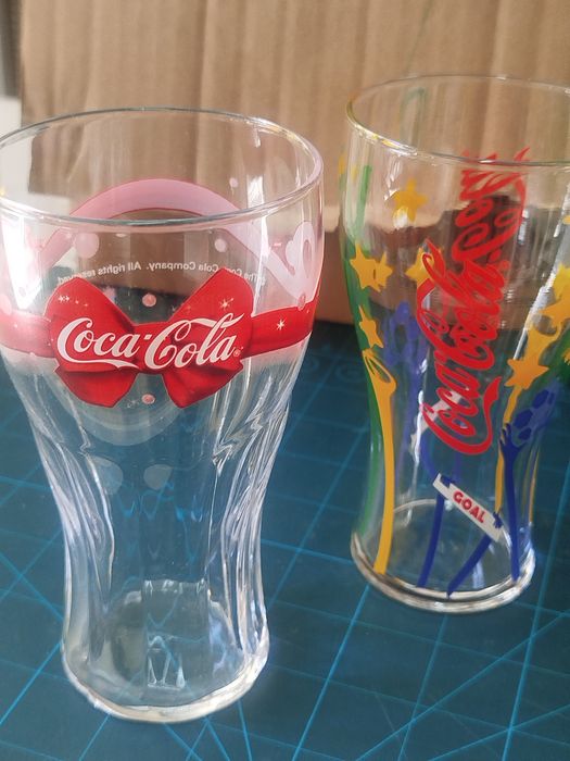Copos Coca-Cola de vidro