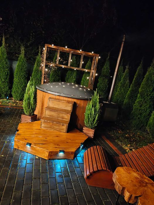 Domek całoroczny Zakątek Krasice, strefa relaksu, bania, jacuzzi, quad