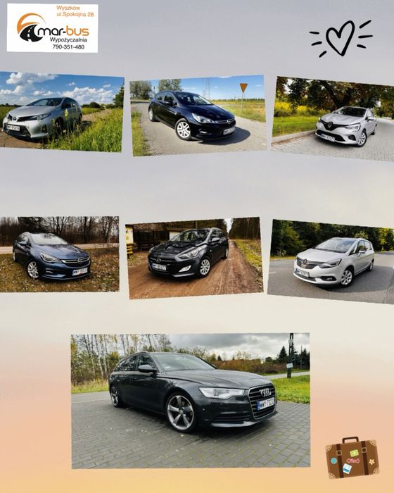 Wynajem, wypożyczalnia busów i aut osobowych