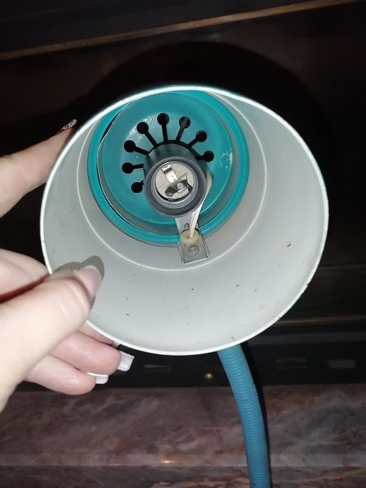 Lapka stołowa biurkowa lampka Vintage ozdobna
