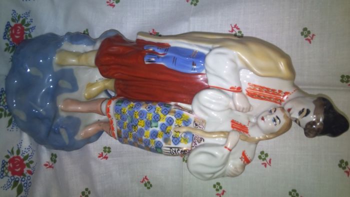 Статуэтка майская ночь. Керамічна статуетка Лисичка Полонне СССР.