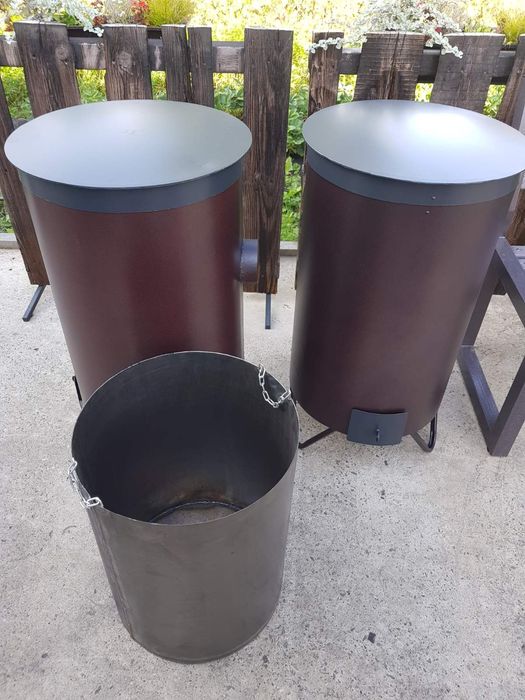 Буржуйка на тирсі (опілка)