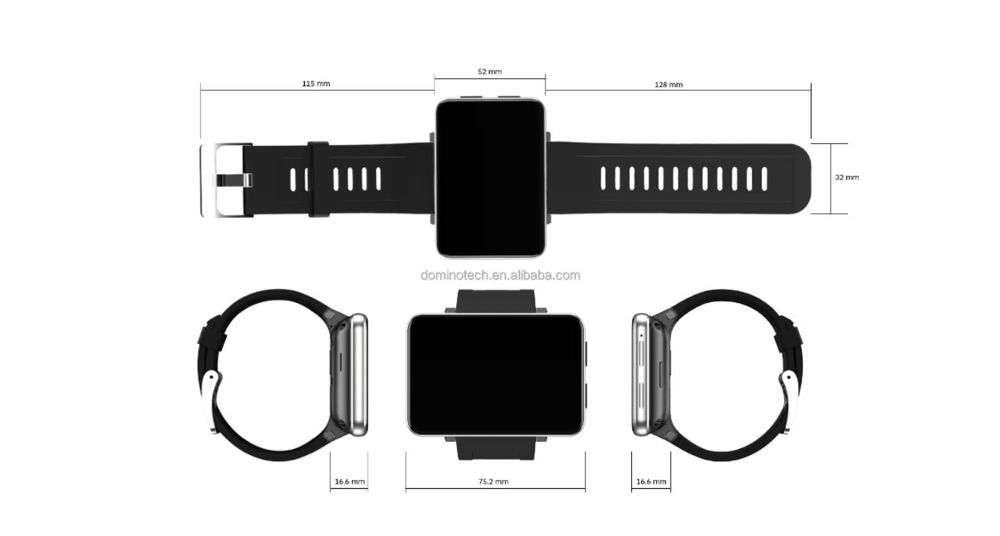 Duuuży Smartwatch 2,86 cala