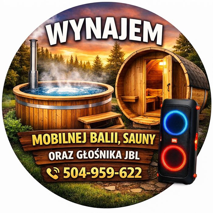 Sylwester zajęty   Wynajem mobilna bania/sauna/balia/jacuzzi/