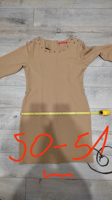 Brązowa sukienka rozmiar 42