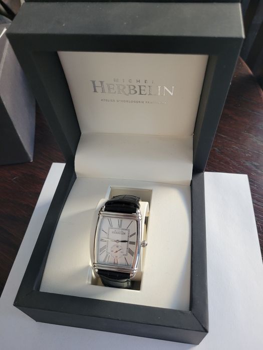 Zegarek męski w stylu Art Déco marki Herbelin, model 10638, stan ideal