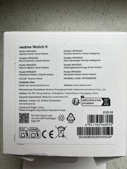 Smartwatch Realme Watch 5 nowy