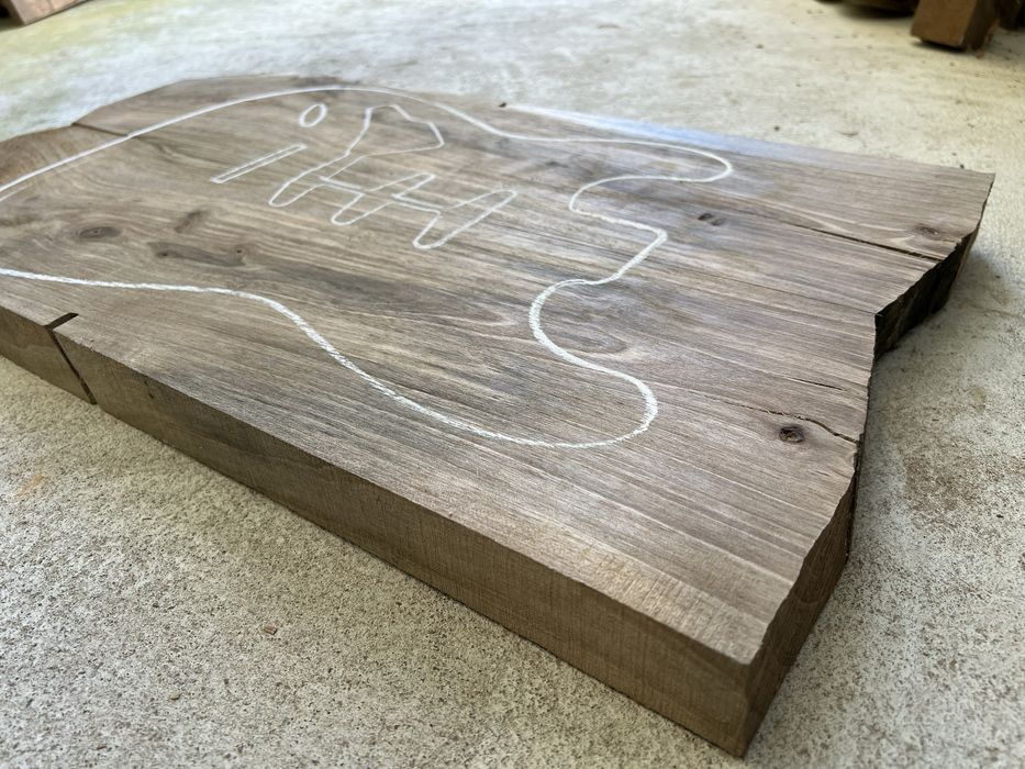 Madeira para corpo de guitarra elétrica