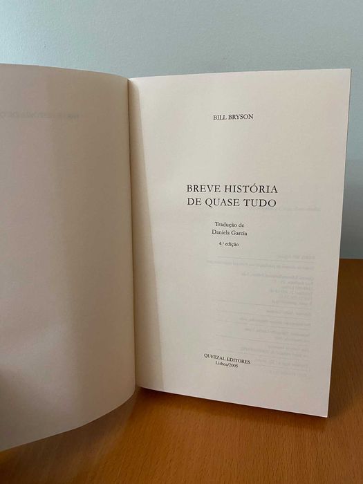 Breve História de Quase Tudo - Bill Bryson