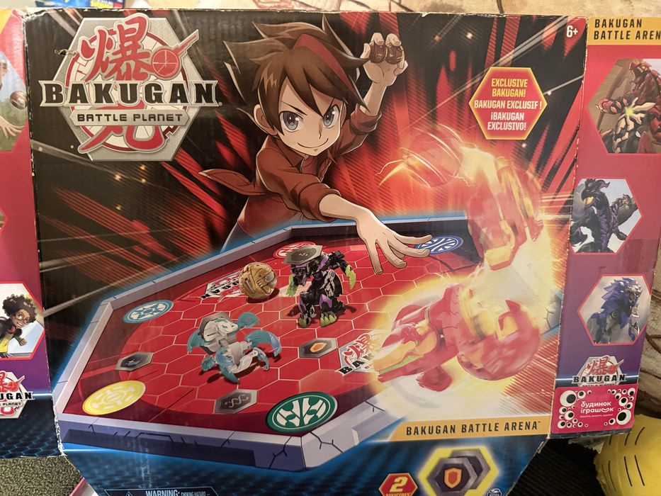 Ігровий набір Spin Master Bakugan Battle planet Бойова арена та бакуган (SM64427)
