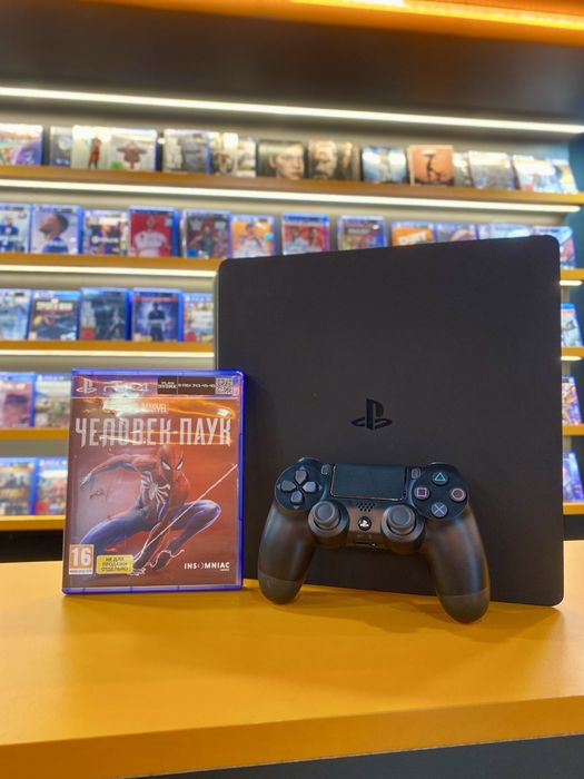 Акція! PlayStation 4 Slim 500gb + гра Spider-Man + гарантія!