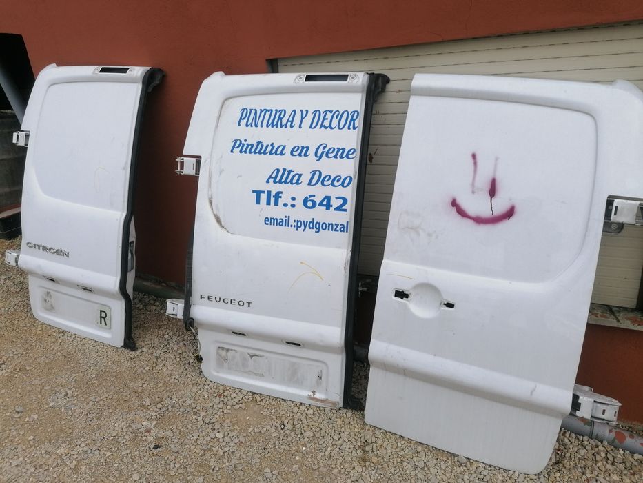 Portas traseiras Citroën jumpy e peugeot expert de 2007 a 2015