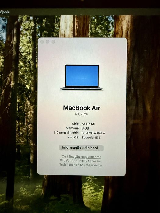 MacBook Air 13.3" M1 – 8 GB / 256 GB – Nearly New64738341296898124