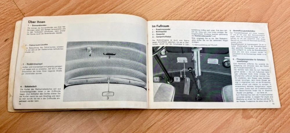 Manual Instruções VW T2 1968