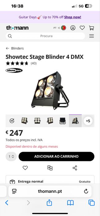 Blindee four cegadeira 4 lampadas