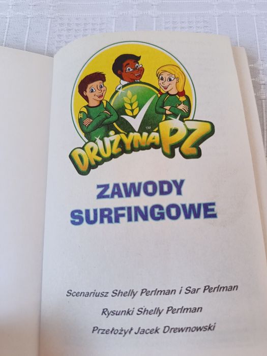 "Drużyna PZ",  Misja 1: Zawody surfingowe, komiksy, gry, quizy, itp.